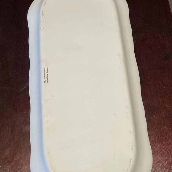 White Ceramic Serving Platter - Picture 3 of 4